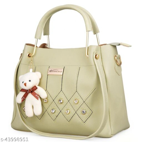 Ravishing Stylish Women Handbags - CeleryGreen , Free Size