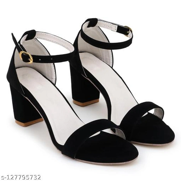 BLACK HEEL - Black , IND-8