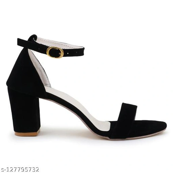 BLACK HEEL - Black, IND-4 
