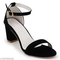 BLACK HEEL - Black, IND-6 