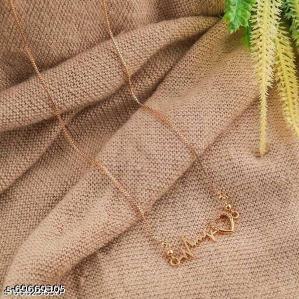 Bhumi09 Rose Gold Chain For Women - Golden , Free Size