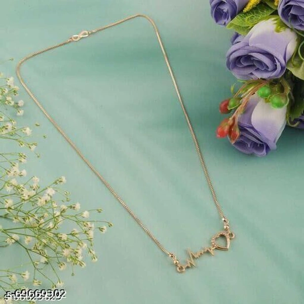 Bhumi09 Rose Gold Chain For Women - Golden , Free Size