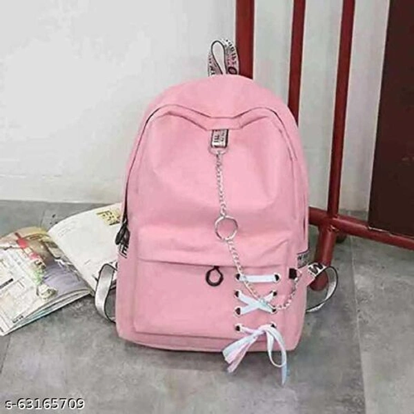 FLAVIO PINK BEUTIFUL TRENDY BACKPACK - Pink , Free Size 
