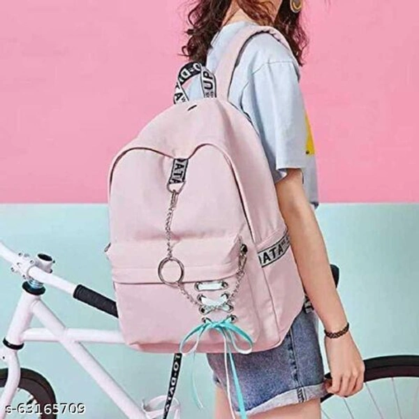FLAVIO PINK BEUTIFUL TRENDY BACKPACK - Pink , Free Size 