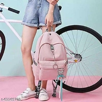 FLAVIO PINK BEUTIFUL TRENDY BACKPACK - Pink , Free Size 