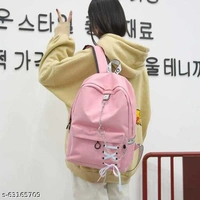 FLAVIO PINK BEUTIFUL TRENDY BACKPACK - Pink , Free Size 