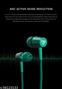 Techfire h-700 Pro 5.0 40 Hours HI BASS SOUND   non-stop battery backup Latest unique Premium Design light Weight High Quality Wireless Neckband with mic Bluetooth Headphones & Earphones - Green, Free Size