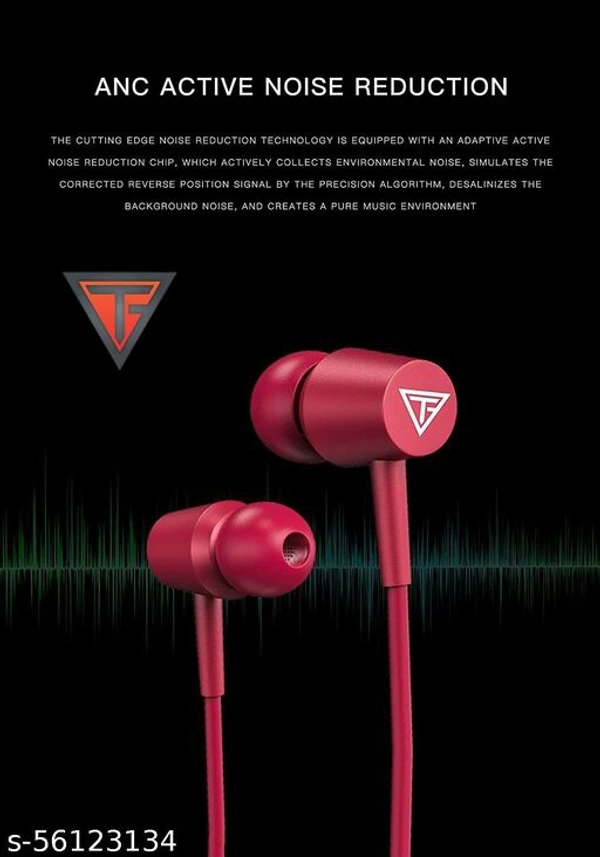 Techfire h-700 Pro 5.0 40 Hours HI BASS SOUND   non-stop battery backup Latest unique Premium Design light Weight High Quality Wireless Neckband with mic Bluetooth Headphones & Earphones - red, Free Size