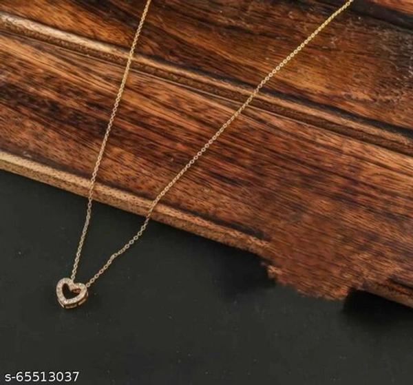 Allure Fancy Women Necklaces & Chains - Free Size, Golden 