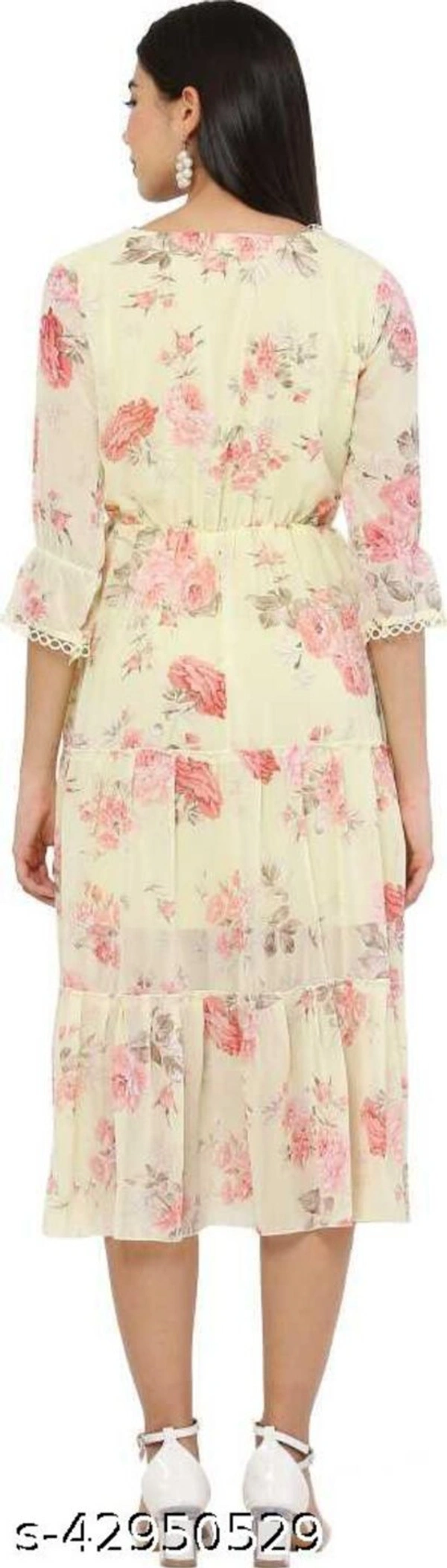 Trendy Ravishing Women Dresses - Yellow , S
