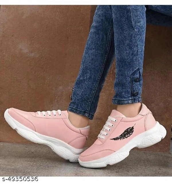 NEW FASION SNEAKERS SHOES FOR WOMEN'S - Pink, IND-7 
