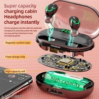 Boat realme jbl Samsung vivo sony  oneplus mi  ubon redmi  Apple noise headphone airpods tws earphone headphone earbuds  neckband headset - Free Size 