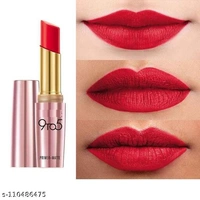 9to5 red & maroon matte + waterproof lipstick (pack of 2) - Free Size