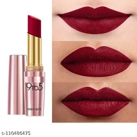 9to5 red & maroon matte + waterproof lipstick (pack of 2) - Free Size