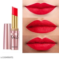 9to5 red & light pink matte + waterproof lipstick (pack of 2) - Free Size