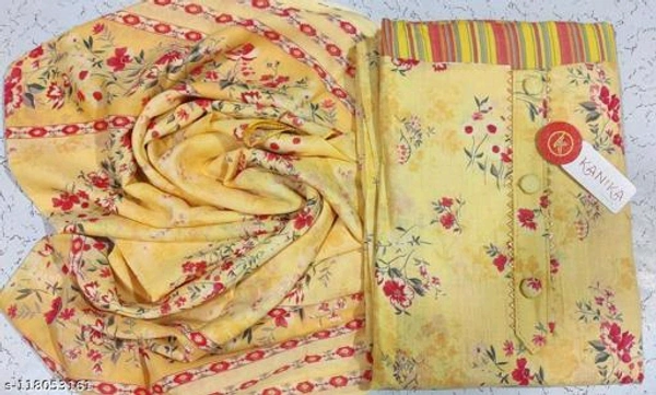 KANIKA FASHION Suits - Un stitched , Goldenrod
