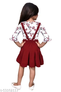 Girls   Clothing Sets Pack Of 1 - Red, 4-5 Years