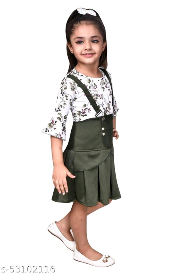 Girls   Clothing Sets Pack Of 1 - Green, 4-5 Years