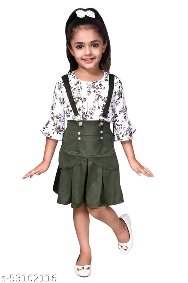 Girls   Clothing Sets Pack Of 1 - Green, 5-6 Years