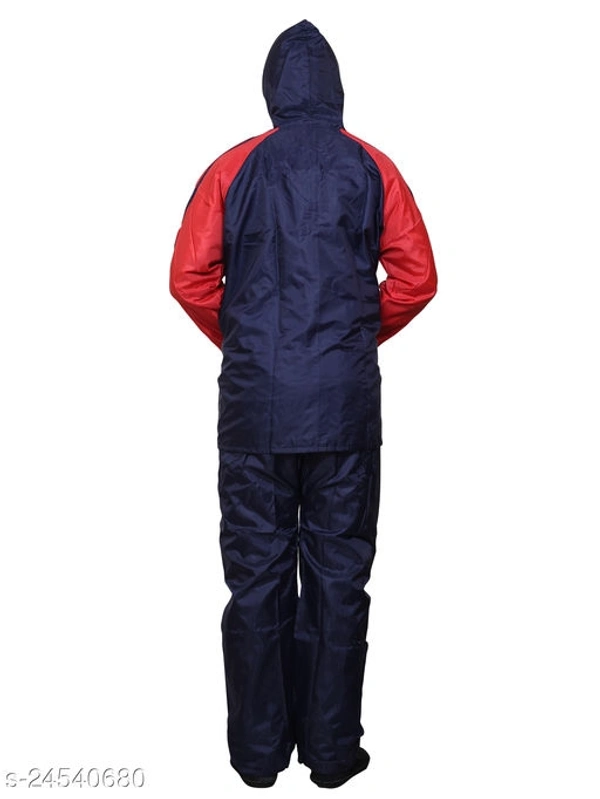 Click One Reversible Men's Rain Coat - Nevy Blue, Free Size