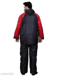 Click One Reversible Men's Rain Coat - Black, XXL