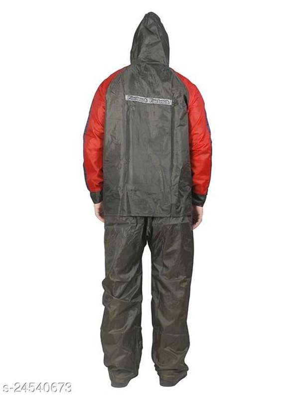 Click One Reversible Men's Rain Coat - Coffee, XXL