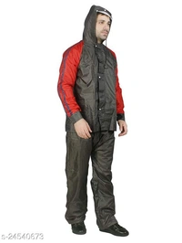 Click One Reversible Men's Rain Coat - Coffee, XXL