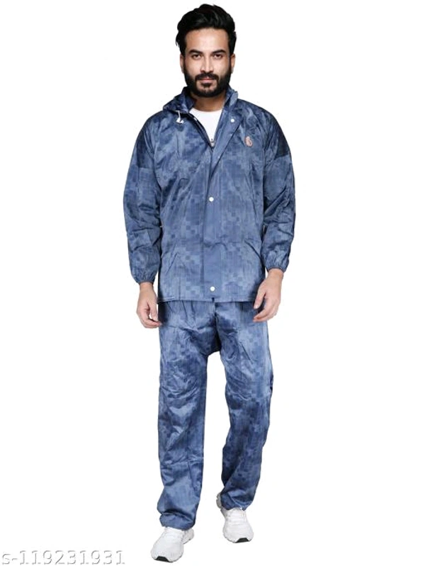 SKY Raincoat For Mens (SKY_3) - Blue, XL