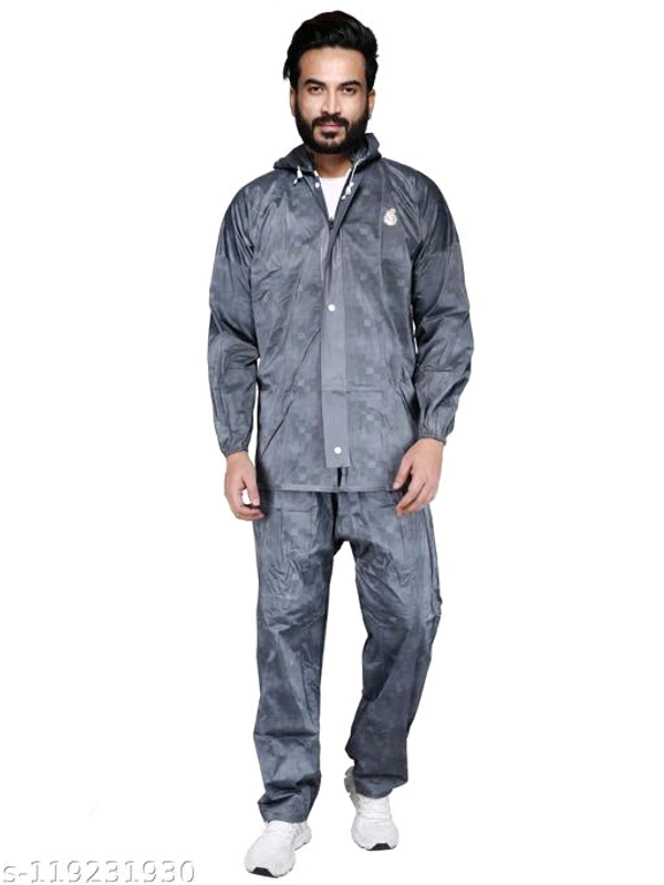SKY Raincoat For Mens (SKY_3) - Grey, XL
