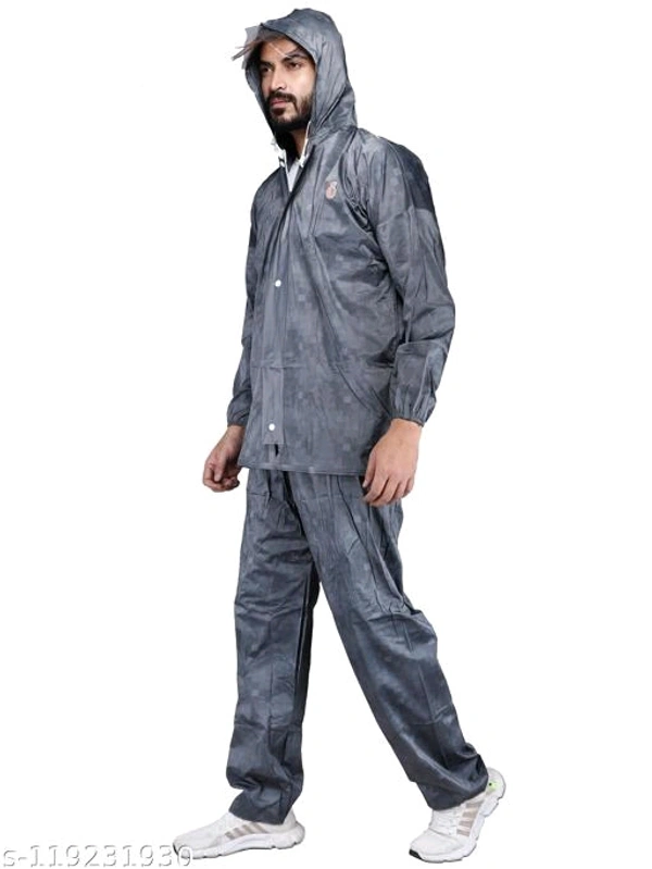 SKY Raincoat For Mens (SKY_3) - Grey, XL