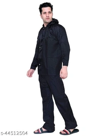Classy Elegant Rain Suits - XXL, Black