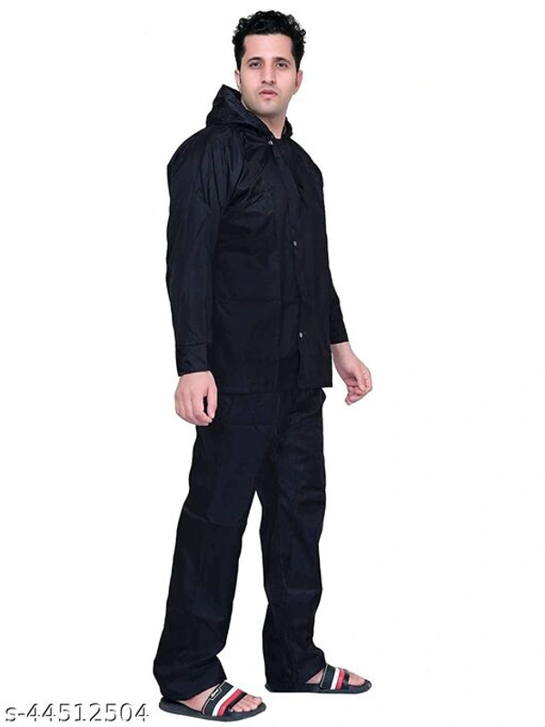 Classy Elegant Rain Suits - XXL, Black