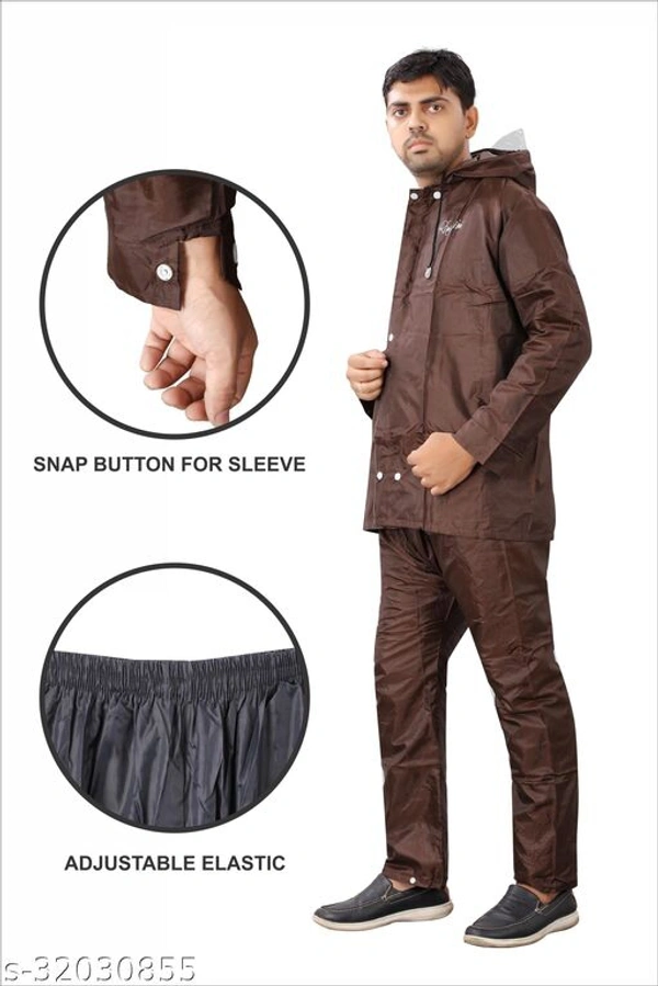 Pretty Retro Rain Suits - Chocolates, XL