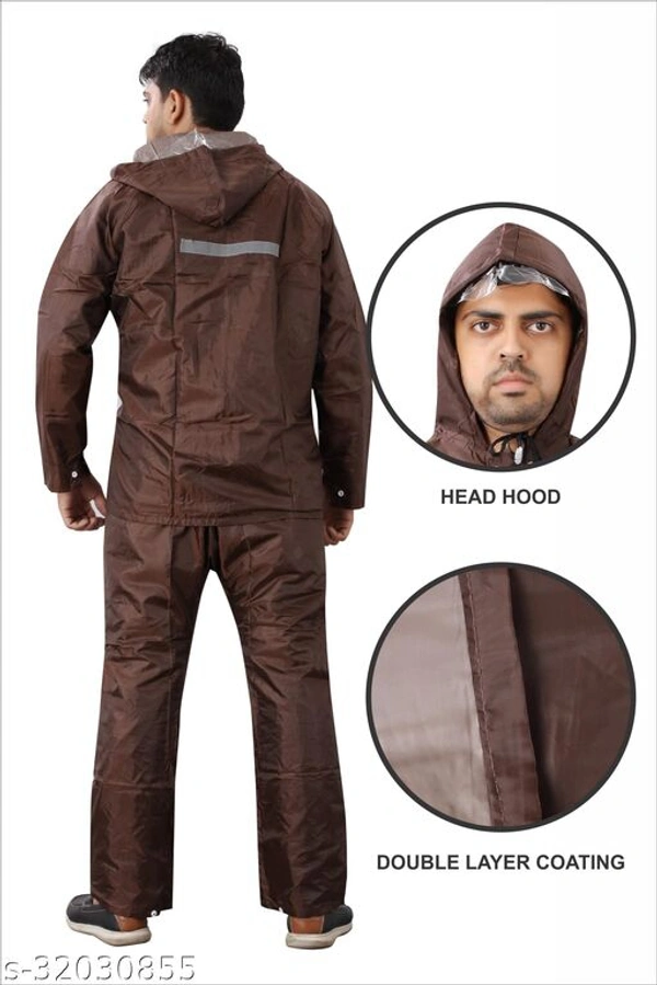 Pretty Retro Rain Suits - Chocolates, XL