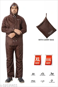 Pretty Retro Rain Suits - Chocolates, XL