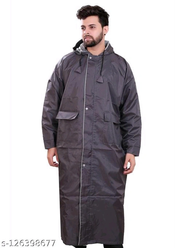 Click One Casual Raincoat For Men's - Chocolates, Free Size