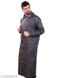 Click One Casual Raincoat For Men's - Chocolates, Free Size