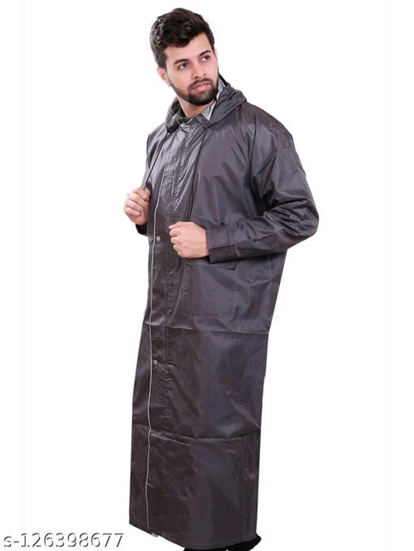 Click One Casual Raincoat For Men's - Chocolates, Free Size