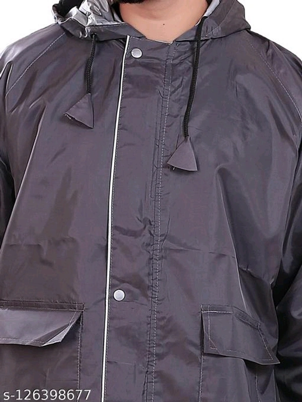 Click One Casual Raincoat For Men's - Chocolates, Free Size