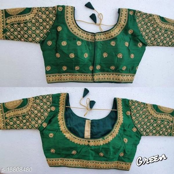 readymade stiched blouse - Green, Free Size
