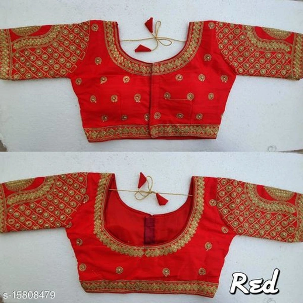readymade stiched blouse - Red, Free Size