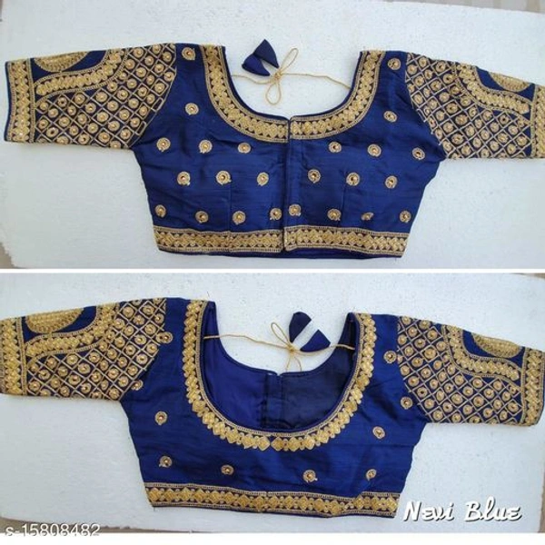 readymade stiched blouse - Nevy Blue, Free Size