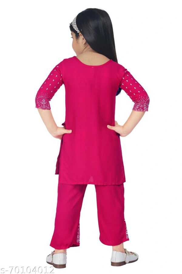 Girls   Kurta Sets - Pink, 1-2 Years