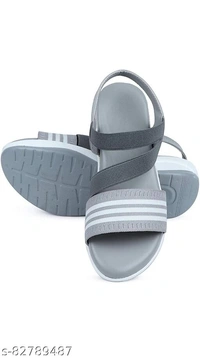 Women's fashion sandals - Grey, IND-5