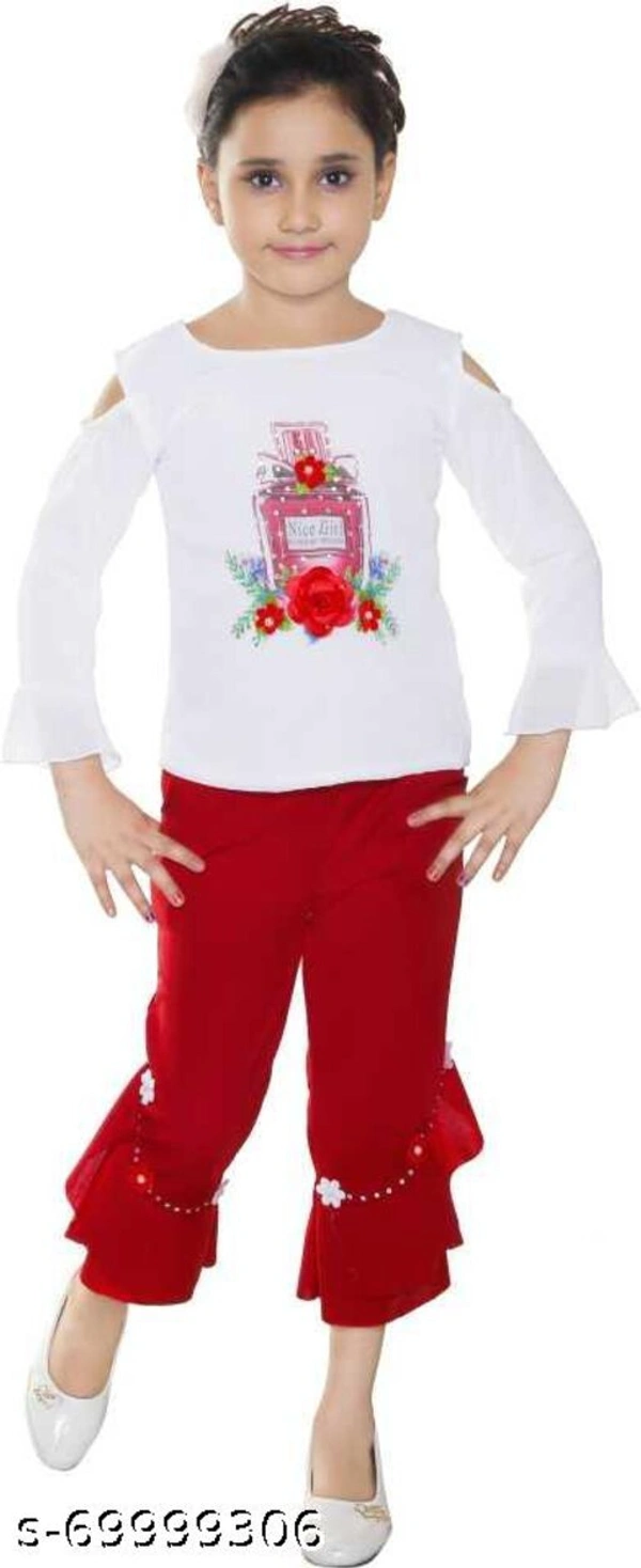 Girls   Clothing Sets Pack Of 1 - Red, 6-7 Years