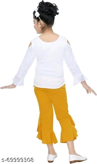 Girls   Clothing Sets Pack Of 1 - Yellow, 12-13 Years