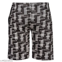 Boys Multicolor Cotton Shorts & Capris Pack Of 5 - Multi Colour, 10-11 Years