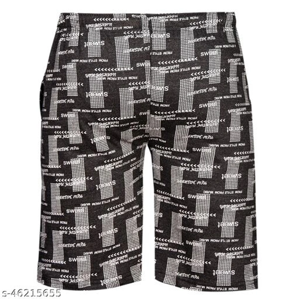 Boys Multicolor Cotton Shorts & Capris Pack Of 5 - Multi Colour, 10-11 Years