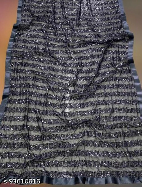Bollywood saree with embroidery work saree - Free Size