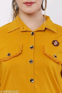 LACE _ SHIRT _ RANI COLOUR - Yellow, 13-14 Years